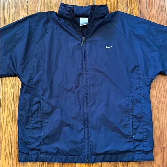Y2K Nike Vintage Zip Up Hooded Track Jacket - Picture 2 of 15